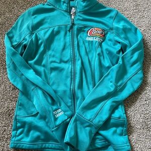 Small raising canes zip up jacket